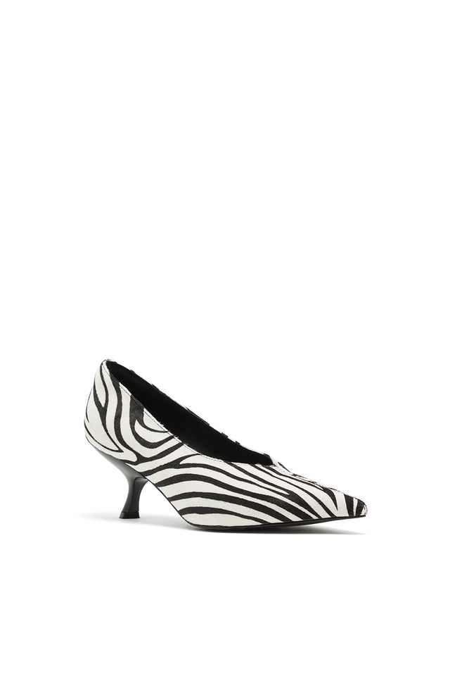 THE HILTON ZEBRA PRINT HEEL 