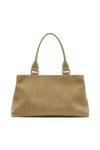 THE HUDDY BLONDE SUEDE BAG | GHOST