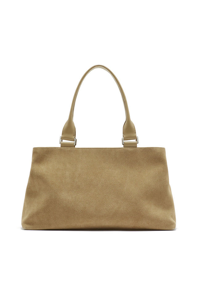 THE HUDDY BLONDE SUEDE BAG 