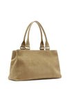 THE HUDDY BLONDE SUEDE BAG | GHOST