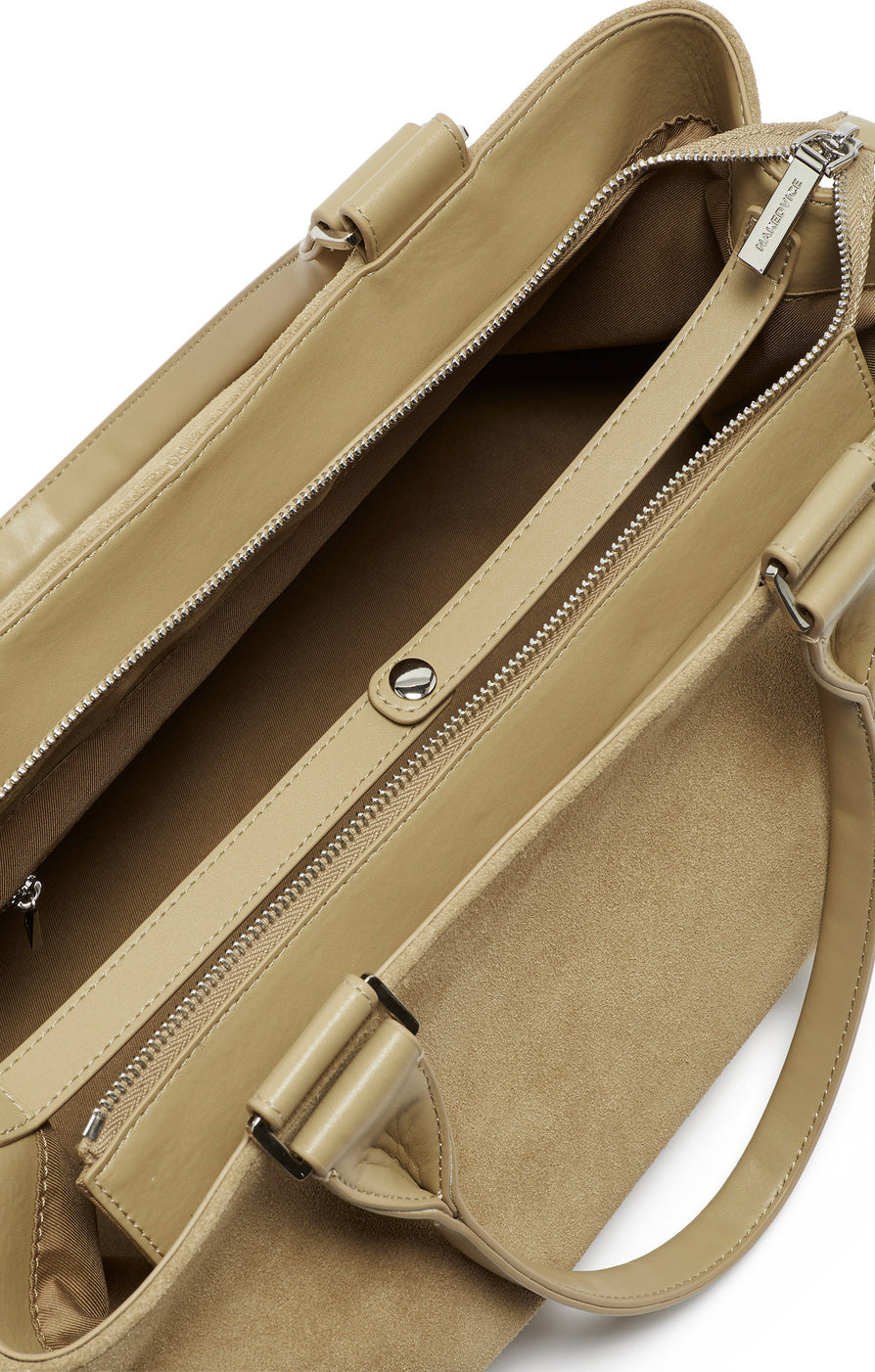 THE HUDDY BLONDE SUEDE BAG | GHOST