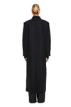THE ISLA BLACK WOOL COAT | MODEL