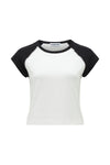 THE JASPER WHITE RAGLAN TEE | GHOST