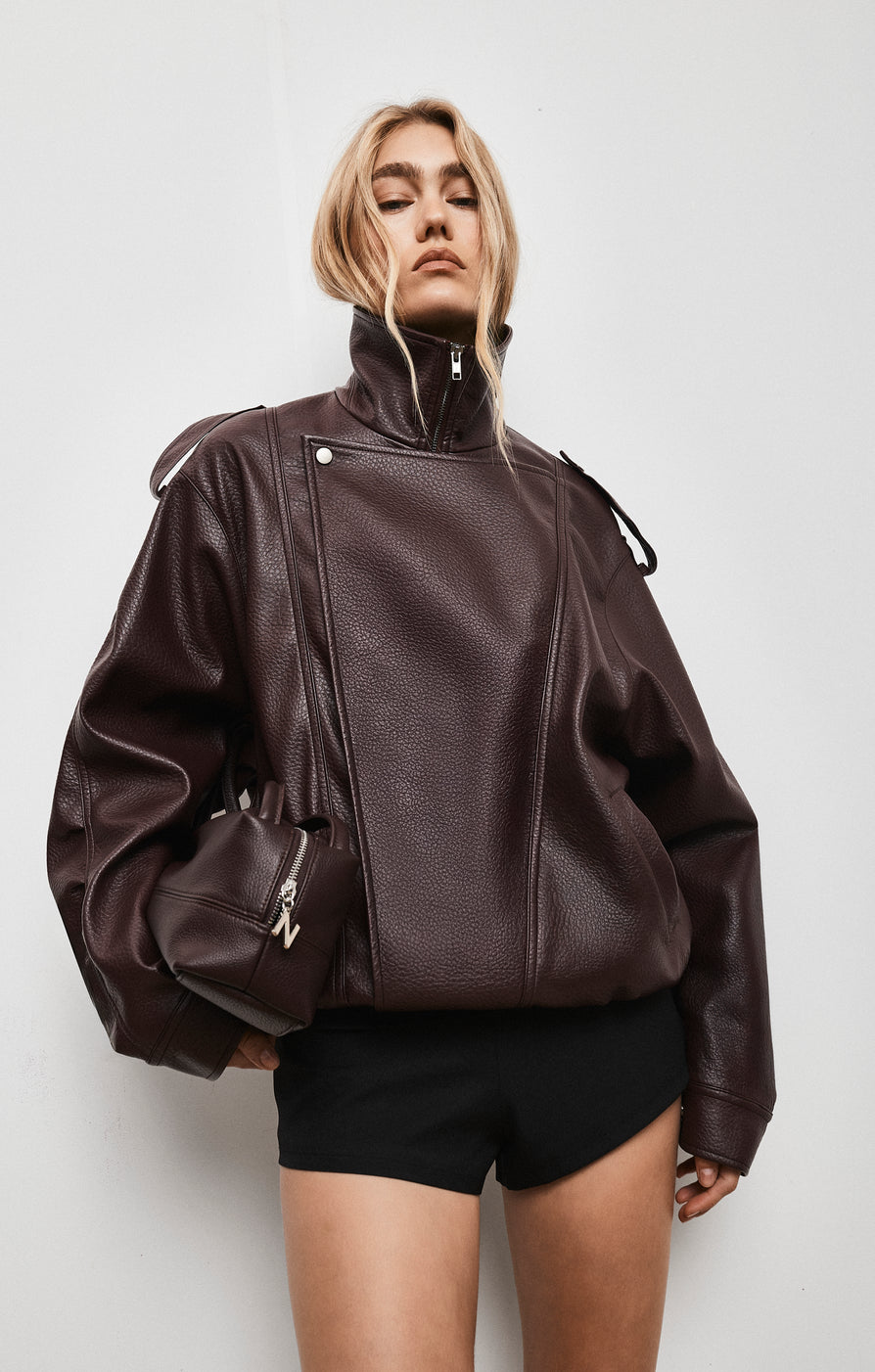 THE RORI BURGUNDY JACKET | campaign