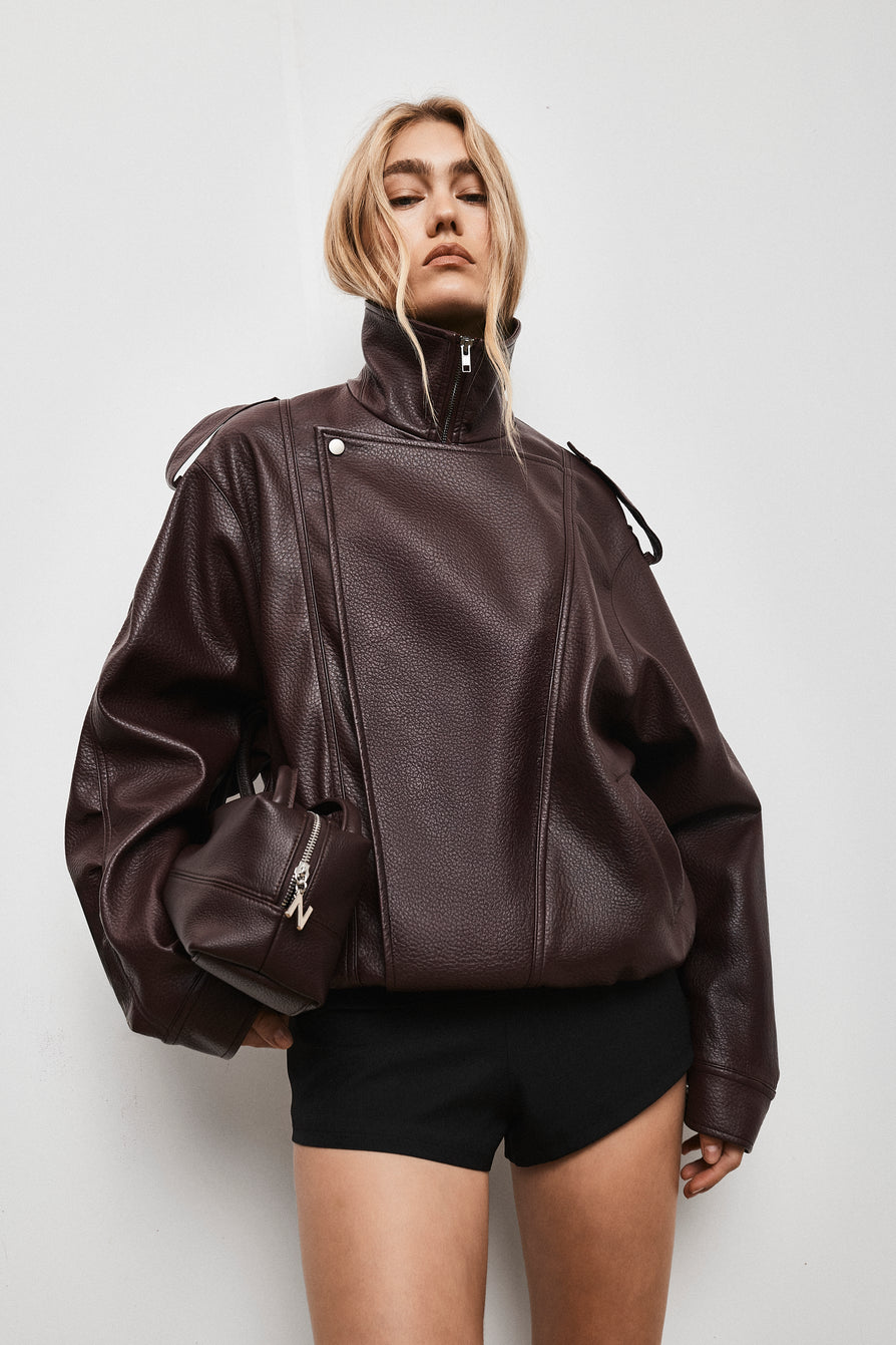 THE RORI BURGUNDY JACKET | campaign