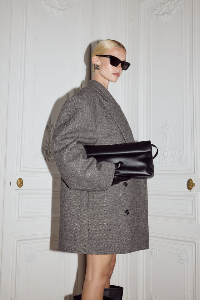 THE LINCOLN GREY OVERSIZED BLAZER