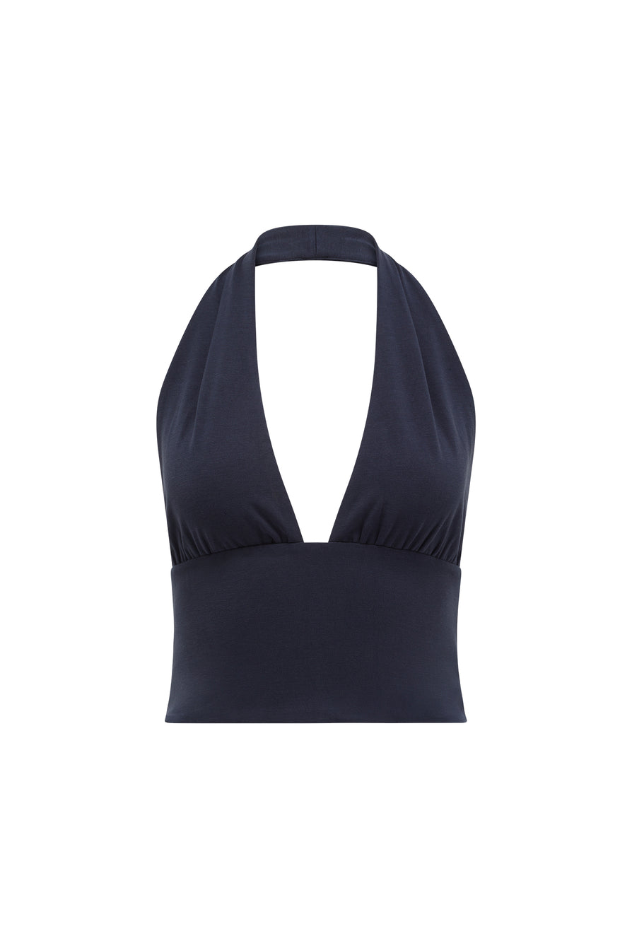 THE LUMI NAVY TOP | GHOST