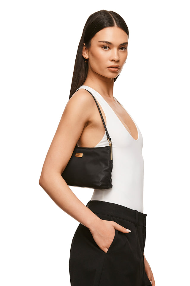 THE CHRISTY BLACK GOLD BAG 