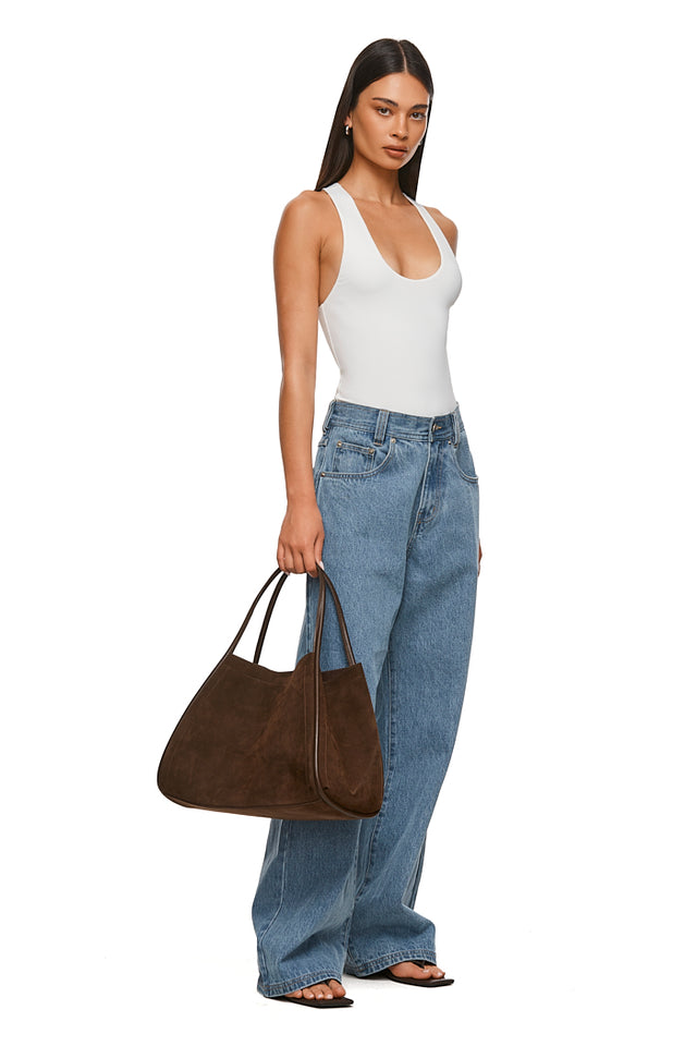 THE NYLA COCOA SUEDE 