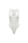 THE MARCELLE WHITE BODYSUIT | GHOST