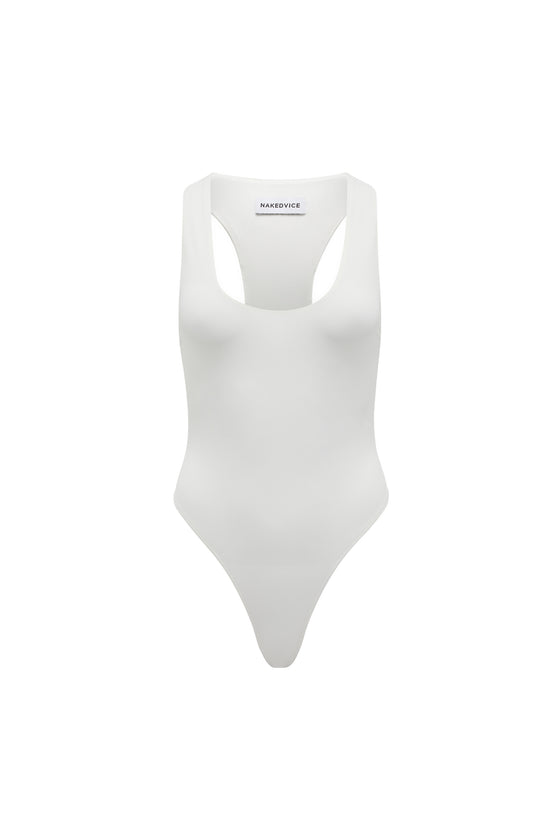 THE MARCELLE WHITE BODYSUIT