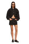 THE MORGAN BLACK SKIRT | model