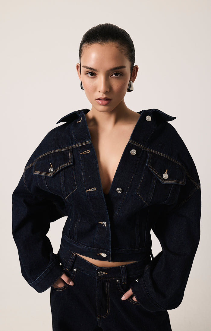 THE MAXWELL DARK INDIGO JACKET | campaign