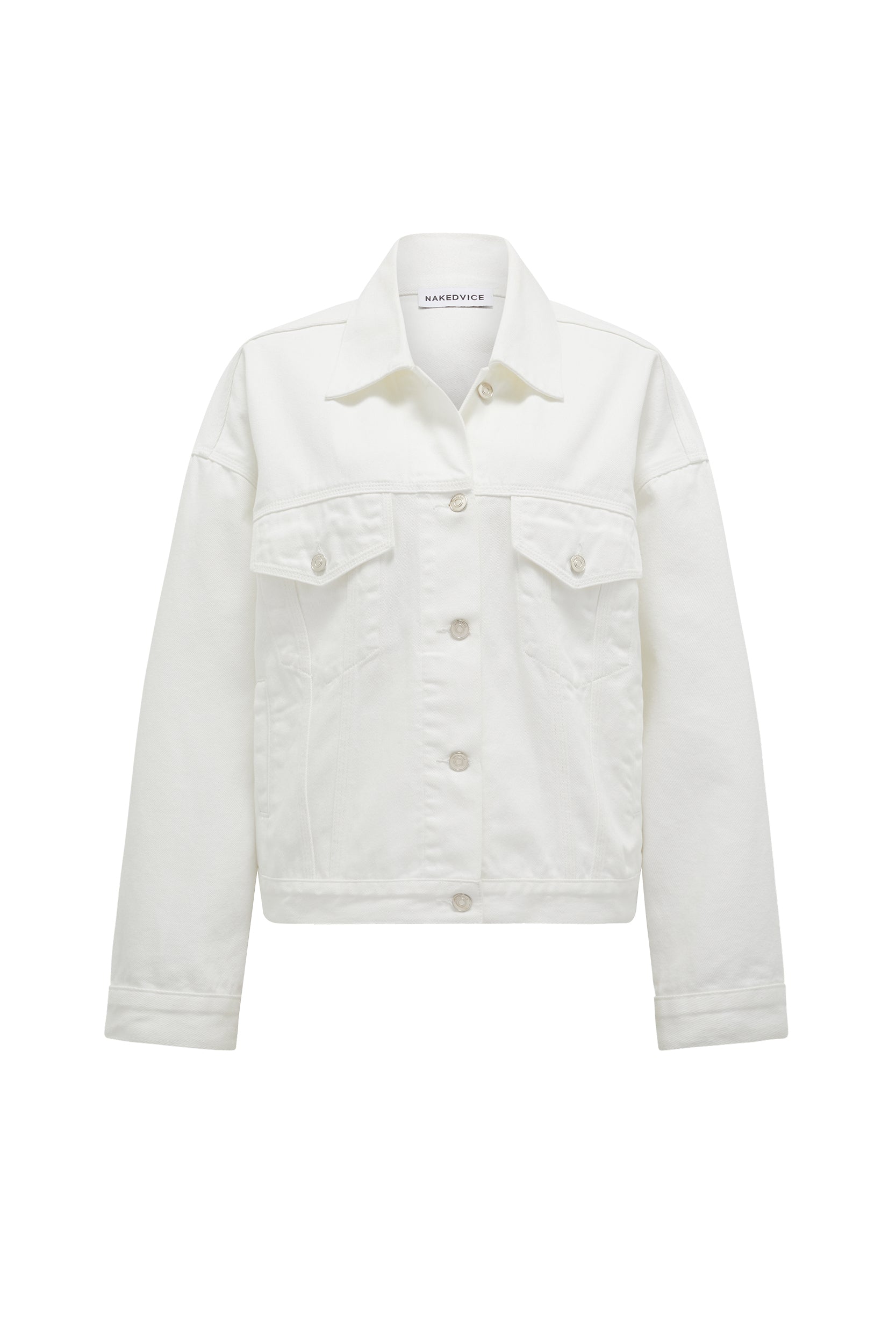 Nakedvice | The Maxwell White Jacket | Women's Jackets