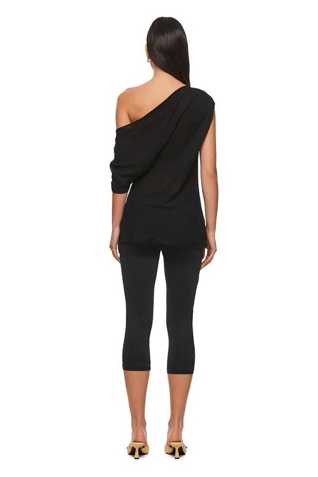 THE THEA BLACK CAPRI 