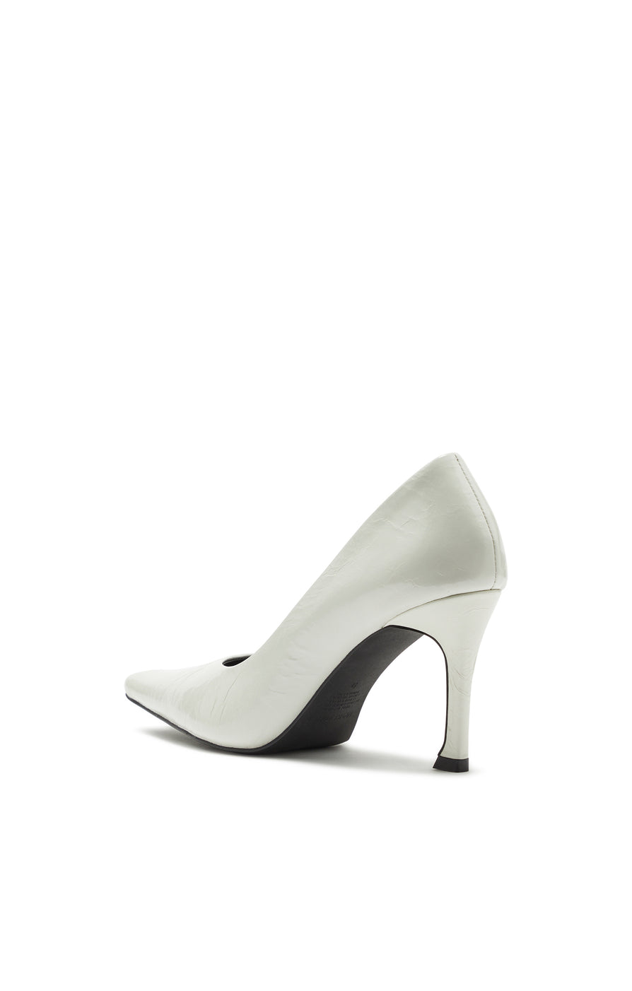 THE MONROE WHITE HEEL | GHOST