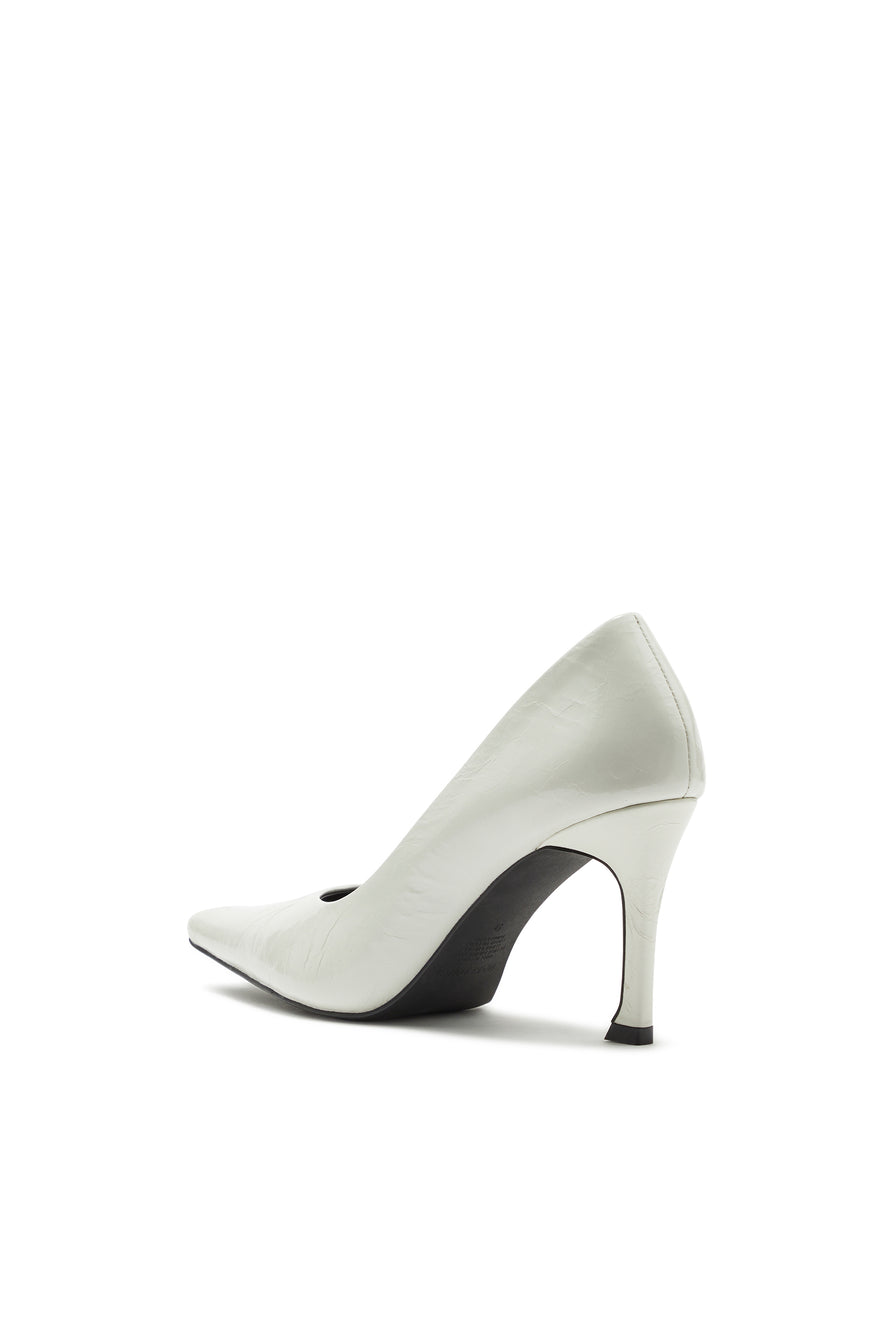 THE MONROE WHITE HEEL | GHOST