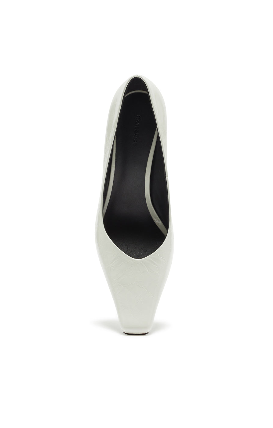THE MONROE WHITE HEEL | GHOST