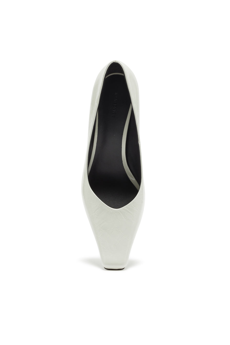 THE MONROE WHITE HEEL | GHOST