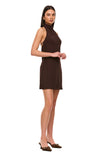 THE MYA CHOCOLATE DRESS | MODEL