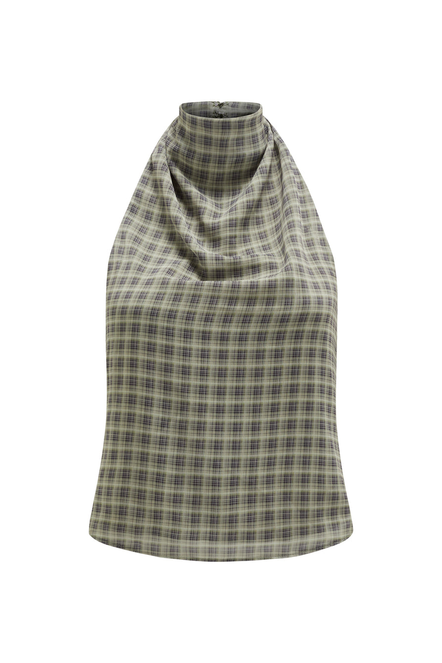 THE MYA CHECK TOP | GHOST