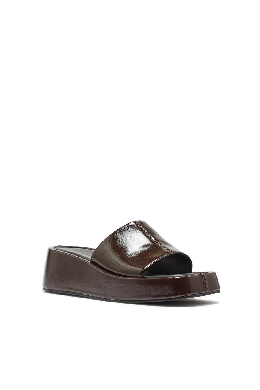 THE NATALIE DARK BROWN FLATFORM | GHOST
