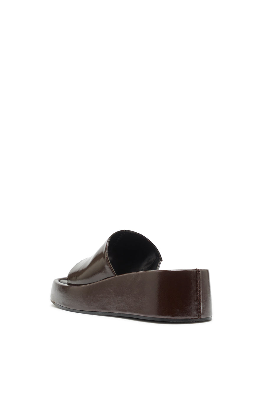 THE NATALIE DARK BROWN FLATFORM | GHOST