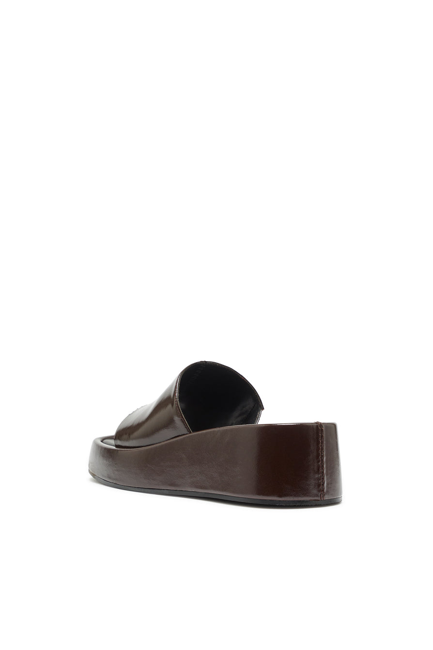 THE NATALIE DARK BROWN FLATFORM | GHOST