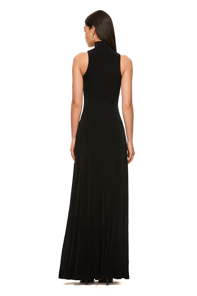 THE NERA BLACK MAXI DRESS 