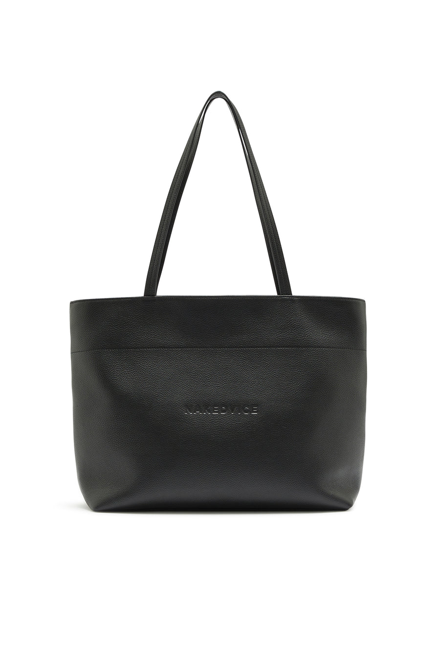THE NORA BLACK TOTE | GHOST