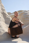 THE NYLA COCOA TOTE | campaign