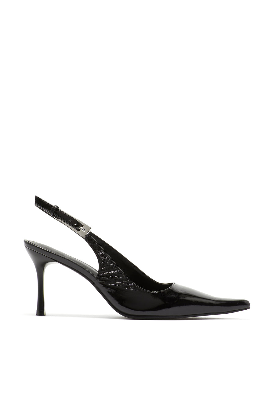 THE PALTROW BLACK HEEL | GHOST