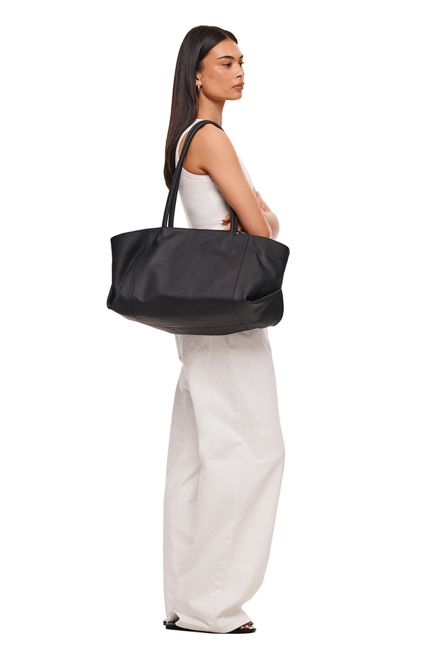 THE TATUM BLACK TOTE 