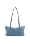 THE POPPY BLUE SUEDE BAG | ghost
