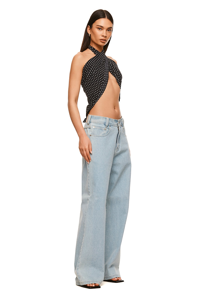 THE PORTO SPOT SCARF | model