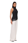 THE RIO BLACK FRINGE TOP | MODEL