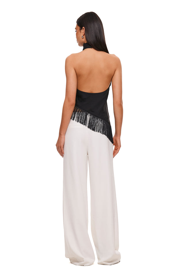 THE RIO BLACK FRINGE TOP 