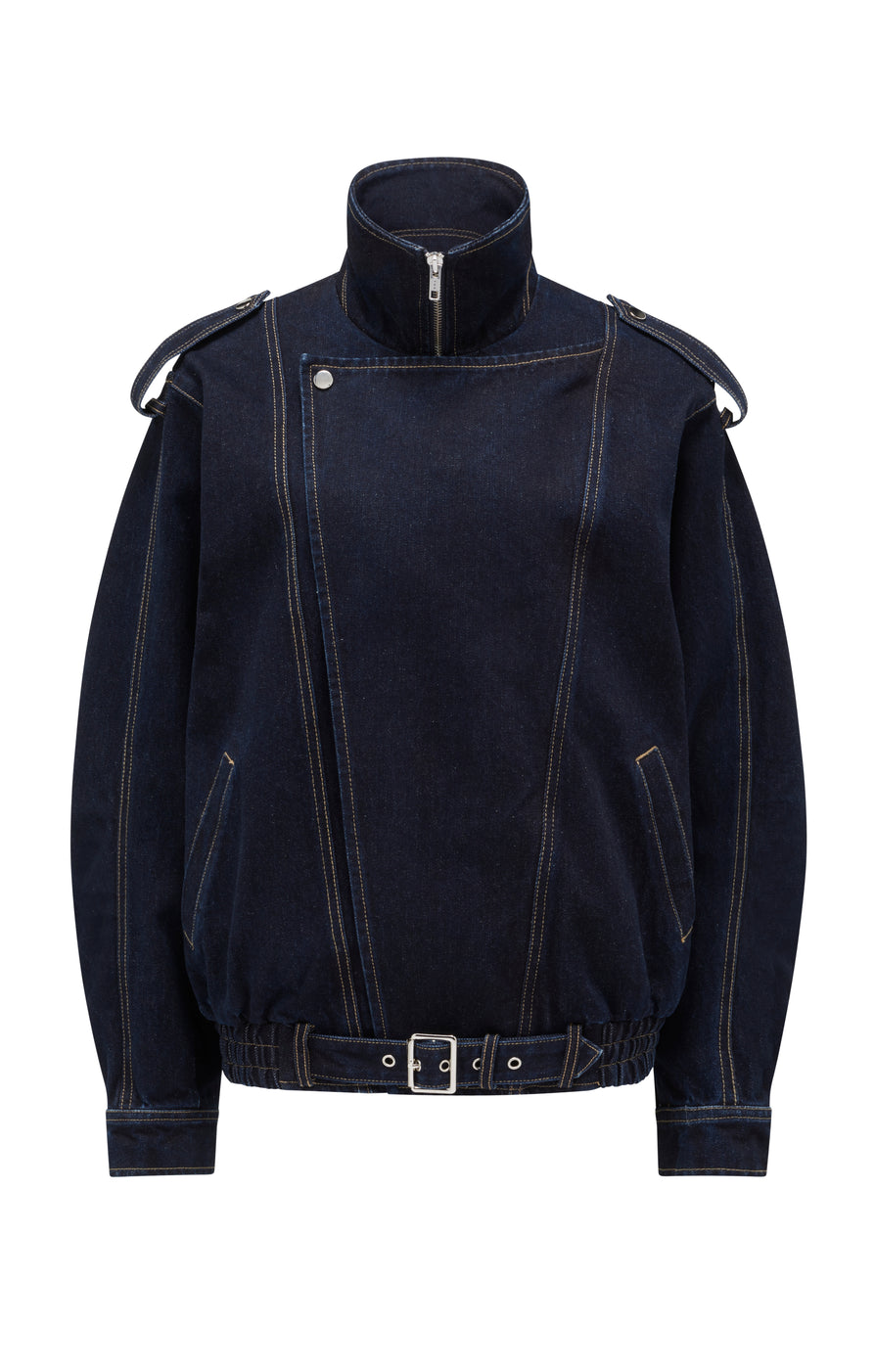 THE RORI RAW INDIGO DENIM JACKET | GHOST