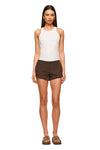 THE HARPER MOCHA SHORT | MODEL