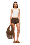THE TORI MOCHA BAG | model