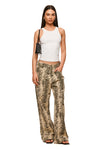THE MAXWELL SNAKE PRINT JEAN | model