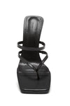 THE SASKIA BLACK WEDGE | GHOST