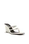 THE SASKIA WHITE WEDGE | GHOST