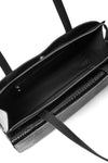 THE SIDNEY BLACK CROC TOTE | GHOST
