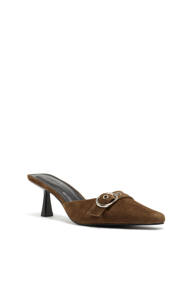 THE SIENNA COCOA HEEL 