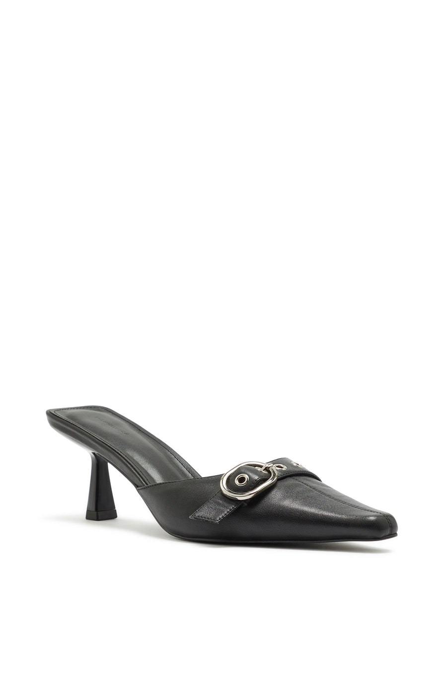 THE SIENNA BLACK HEEL | GHOST