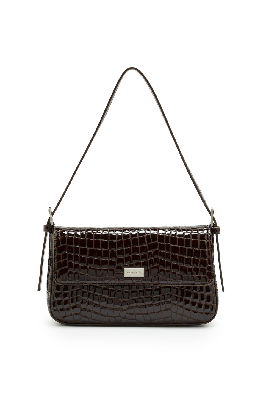 THE SILVIE CHOC CROC BAG | GHOST