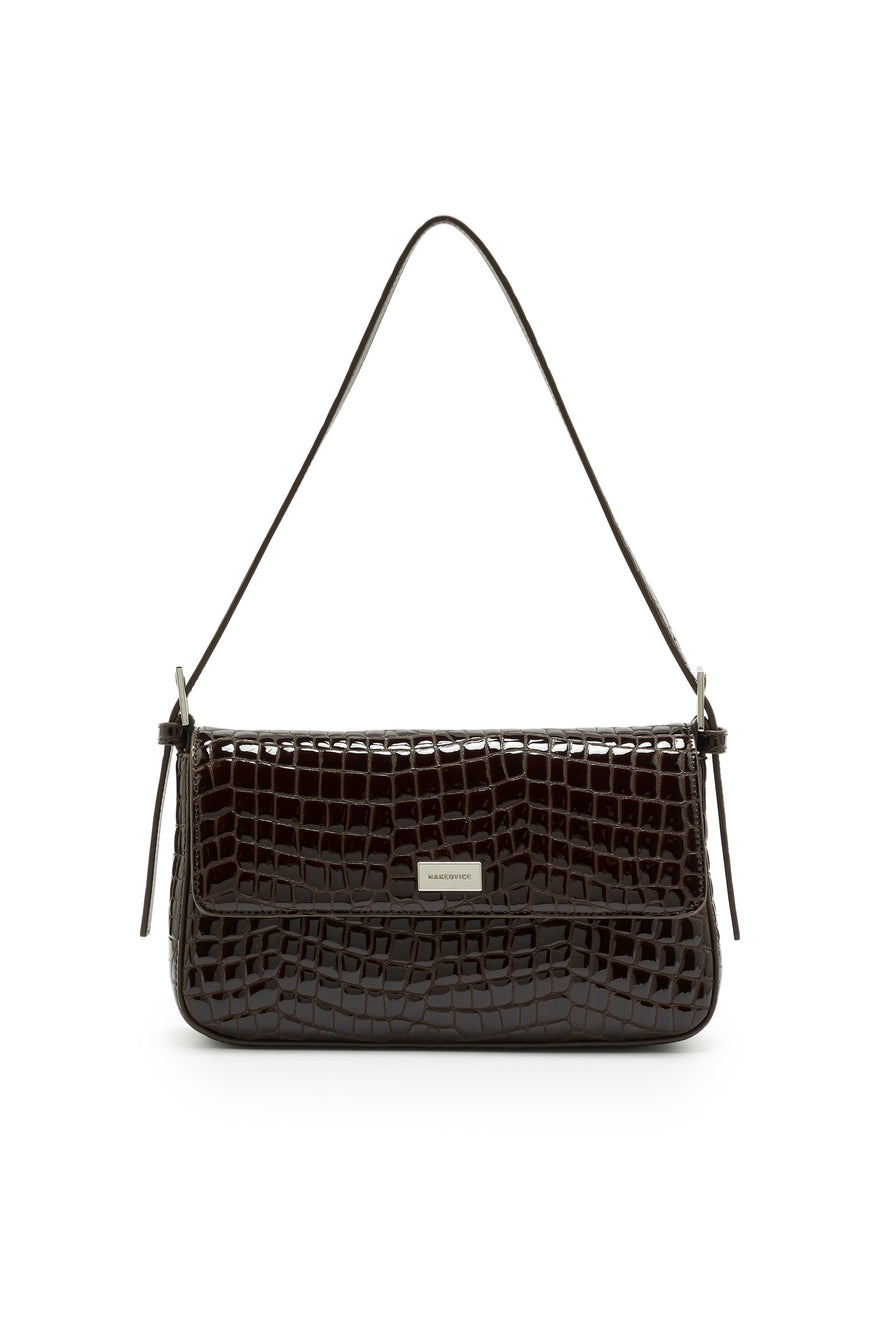 THE SILVIE CHOC CROC BAG | GHOST