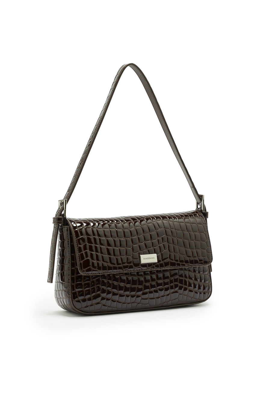 THE SILVIE CHOC CROC BAG | GHOST