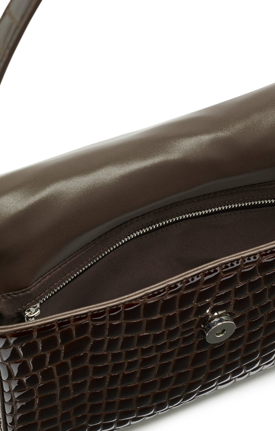THE SILVIE CHOC CROC BAG | GHOST
